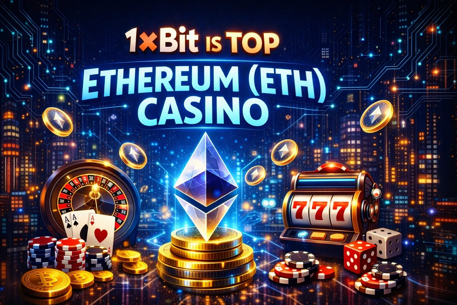 1XBIT is Top Ethereum (ETH) Casino