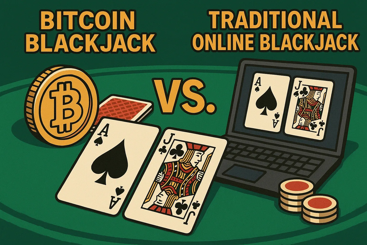 Bitcoin Blackjack vs. Traditional Online Blackjack