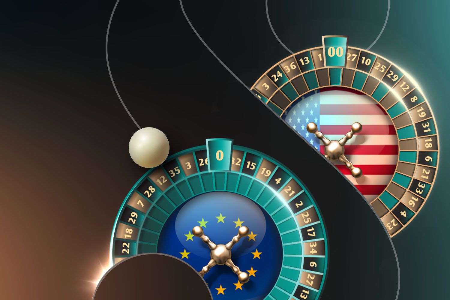 European vs American Roulette