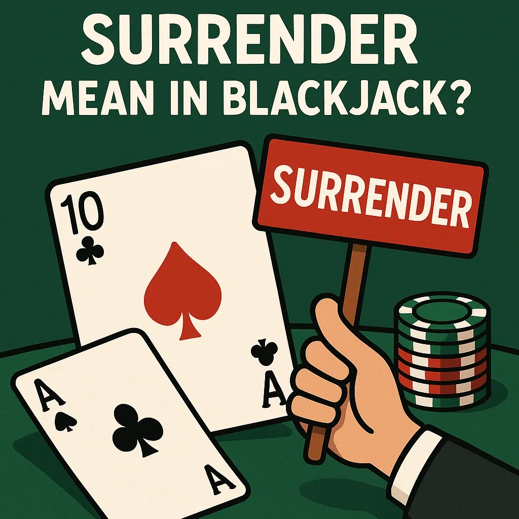 What Does Surrender Mean in Blackjack