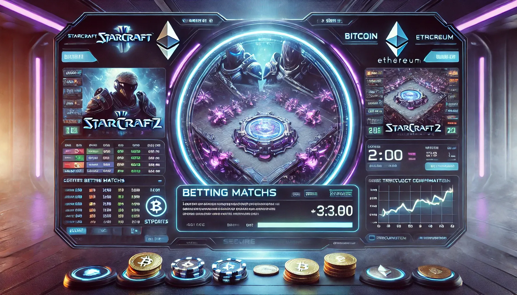best starcraft 2 esports crypto betting
