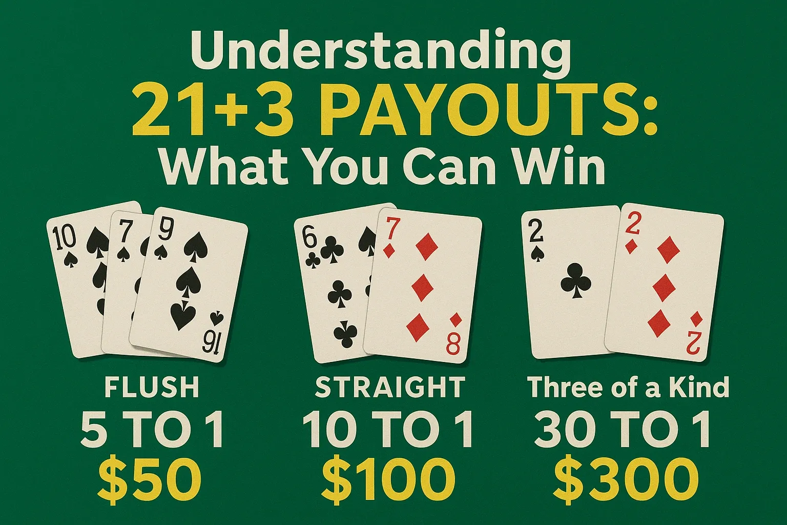 Blackjack 21+3 Payouts
