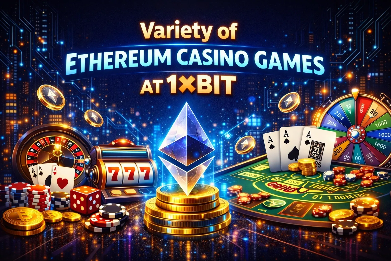 Discover the Variety of Ethereum Casino Games at 1XBIT